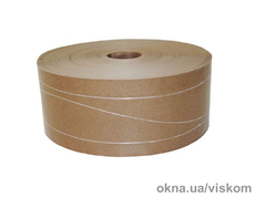 Скотч крафт бумажный армированный Stabil 60 мм х 200 м, активируемый водой